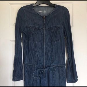 GAP denim jumpsuit